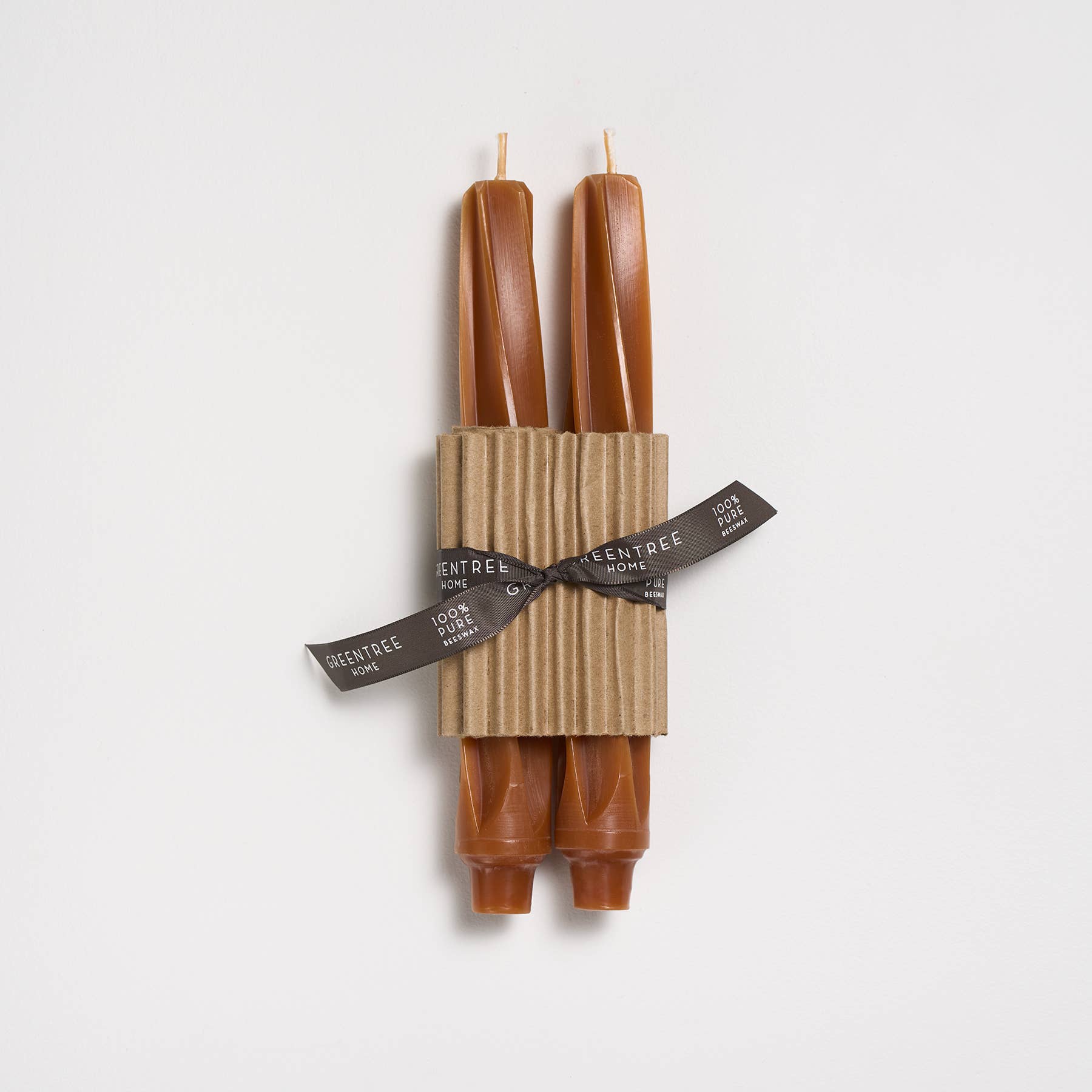 9" Twist Taper Handmade Beeswax Candles