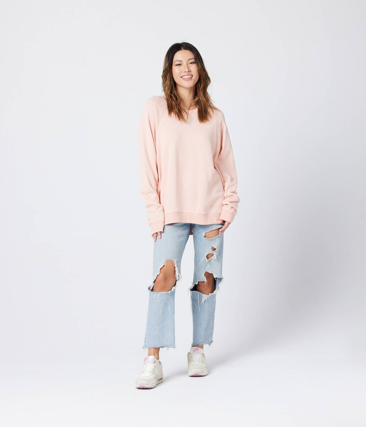 Raglan Fleece Sweatshirt | Organic Cotton