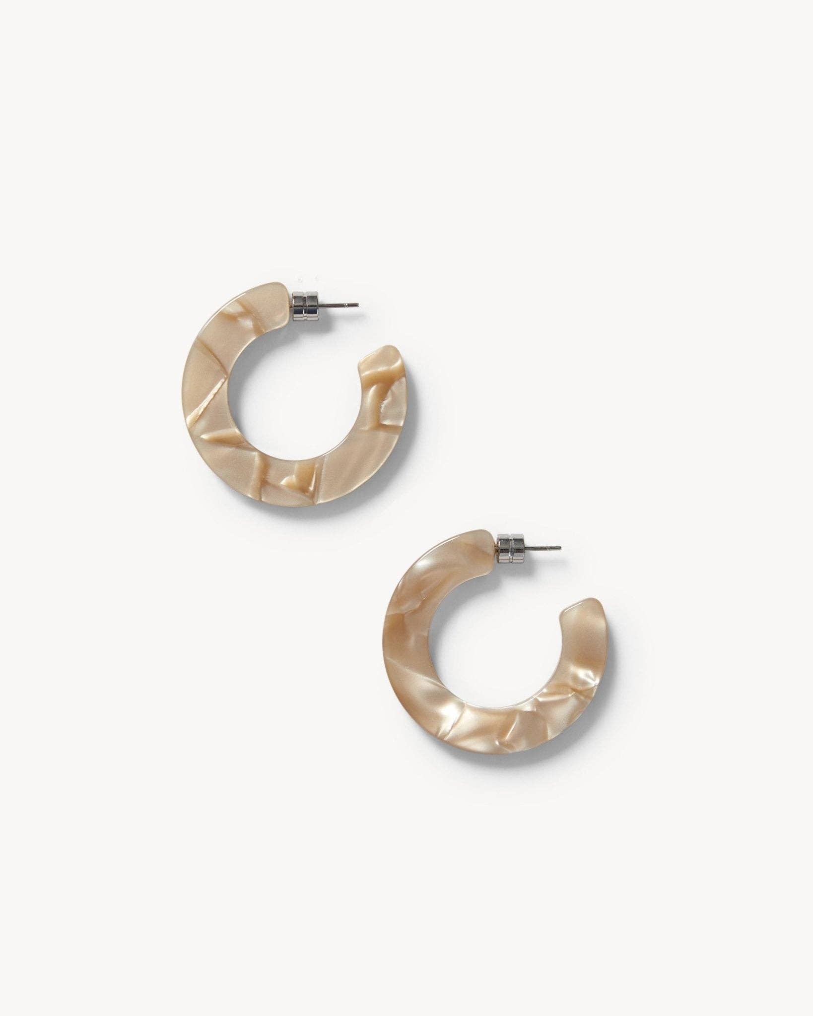 Kate Hoops in Sand Shell