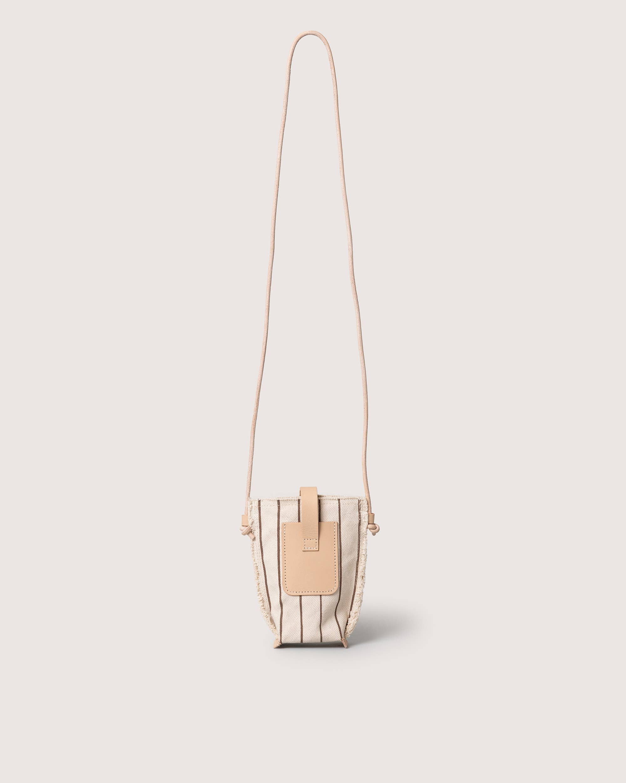 Hana Canvas Phone Crossbody - Seashell