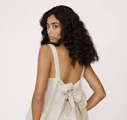 Linen Tie Back Top