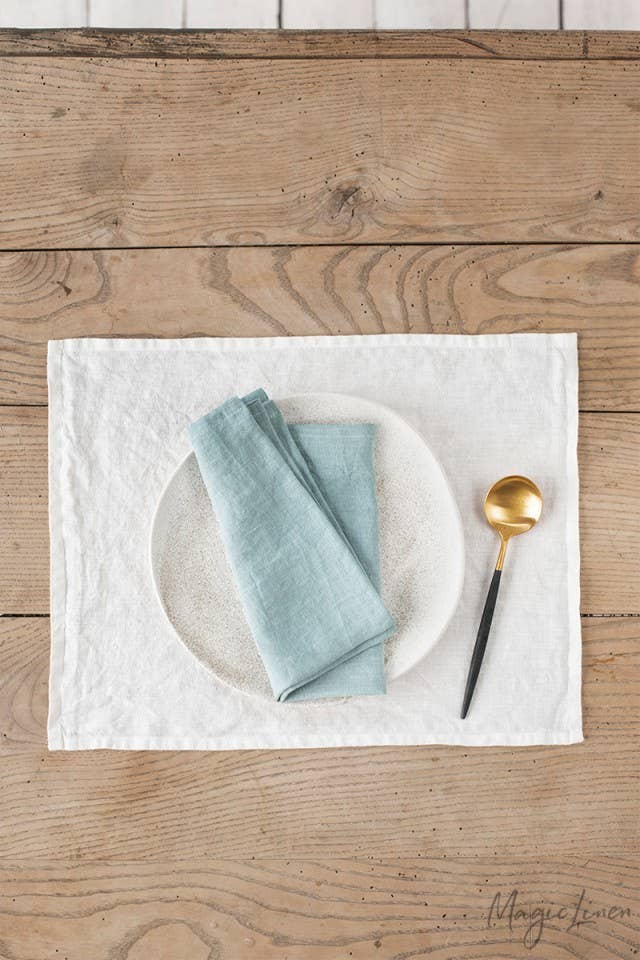 Set of 2 linen napkins in various colors | Table decor