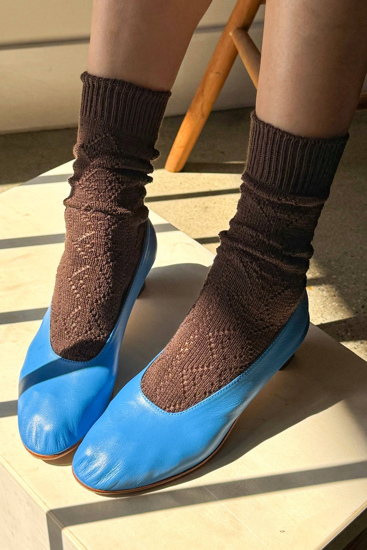 Le Bon Shoppe wholesale modal eyelet socks featuring delicate eyelet details and soft fabric, perfect for comfortable everyday wear.