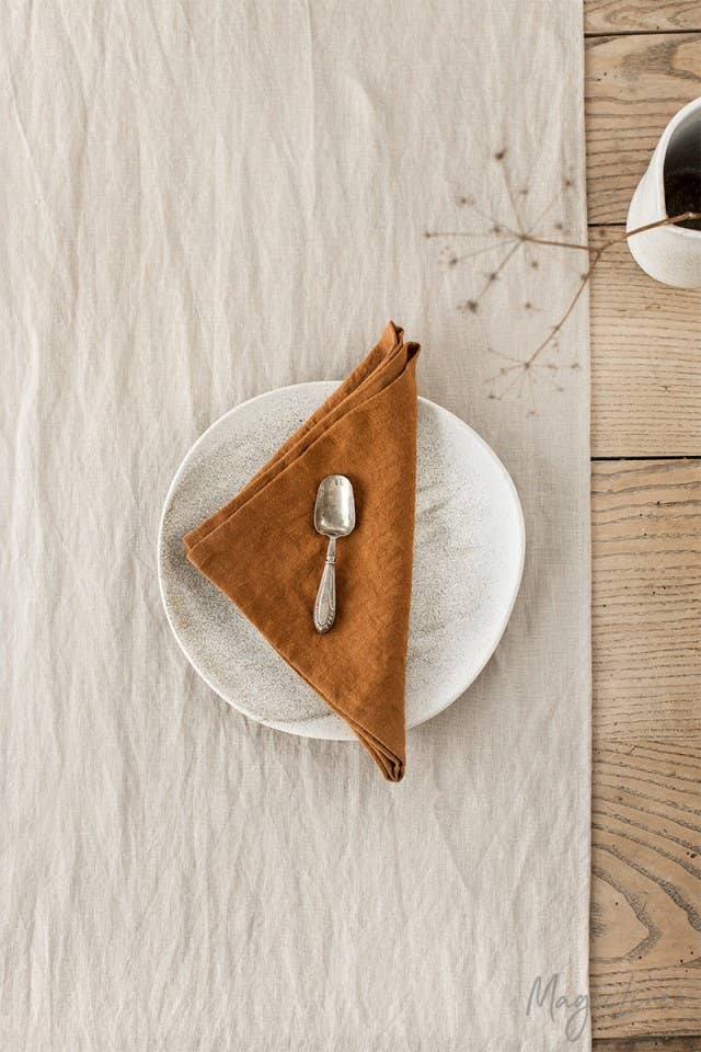 Set of 2 linen napkins in various colors | Table decor